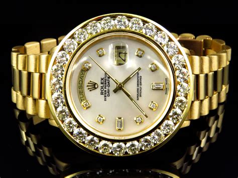 mens gold rolex watches|solid gold rolex with diamonds.